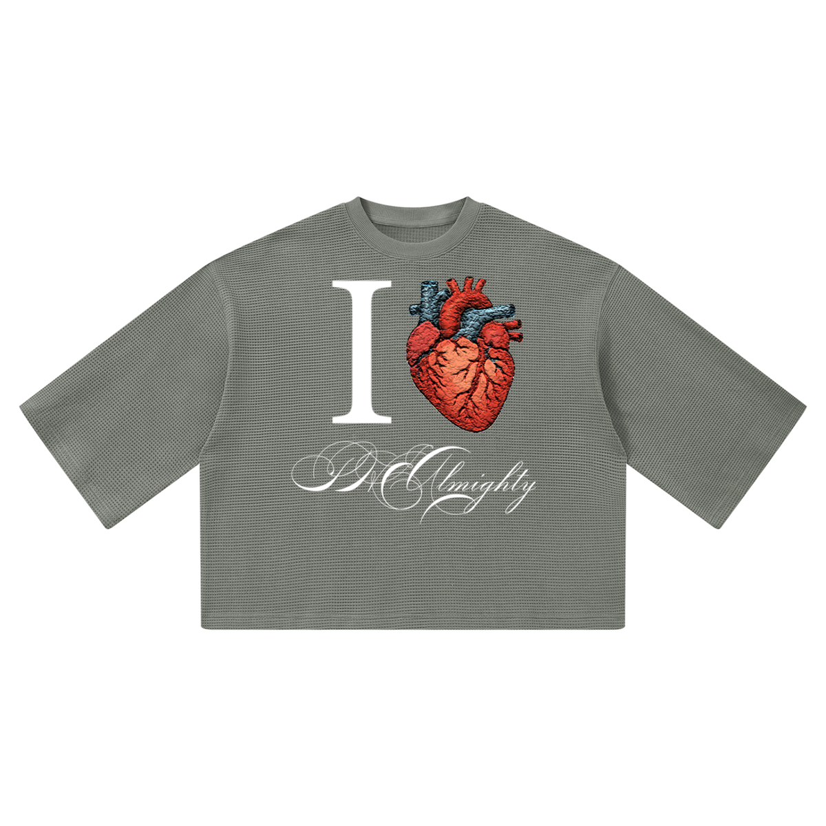 Mitchell 444  Waffle Boxy T-Shirt