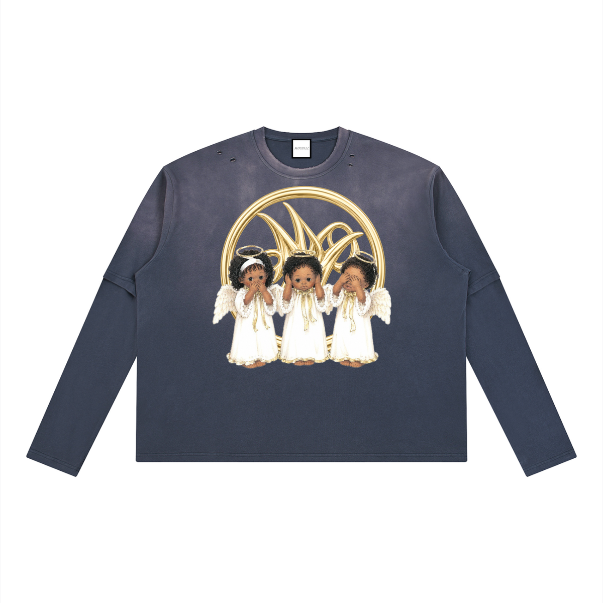 Baby angel layered shirt