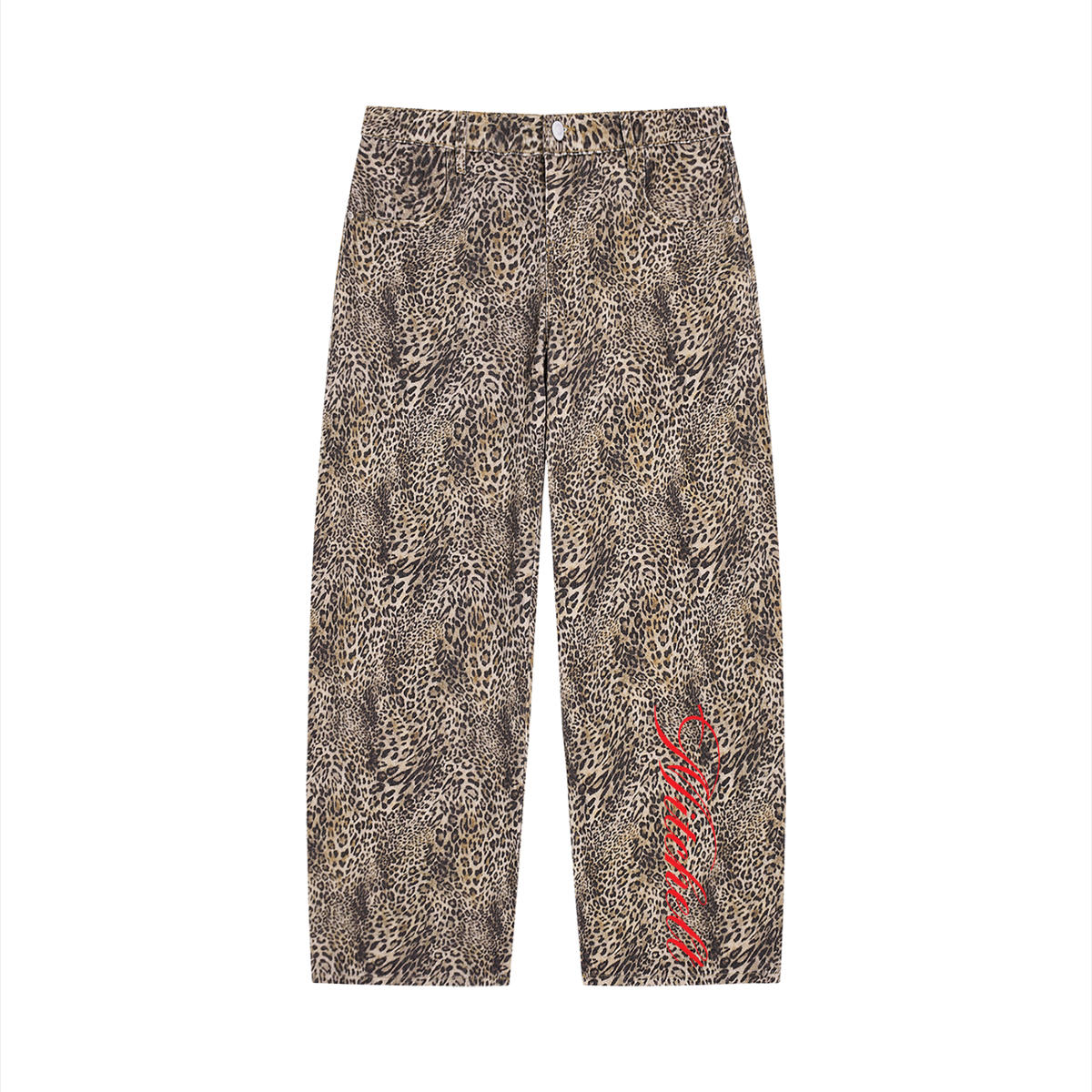 Mitchell Leopard Wide Leg Jeans