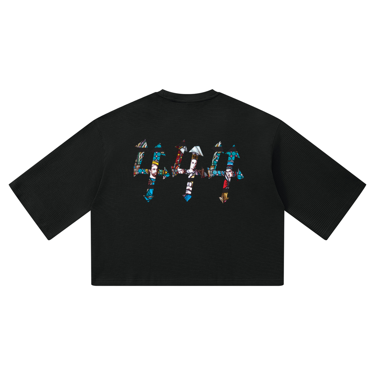 Mitchell 444  Waffle Boxy T-Shirt