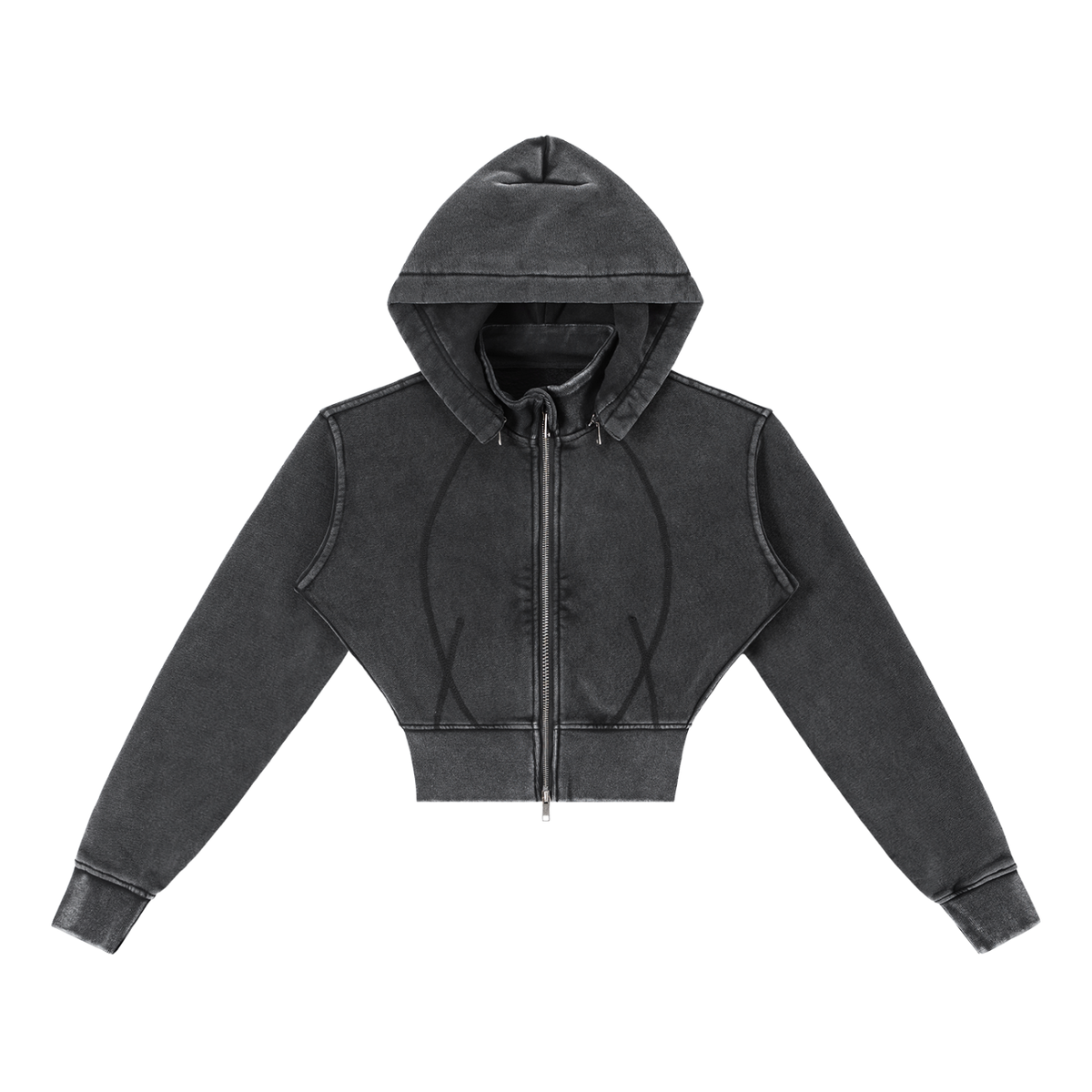 Essentials Washed Cropped Fleece two Piece set