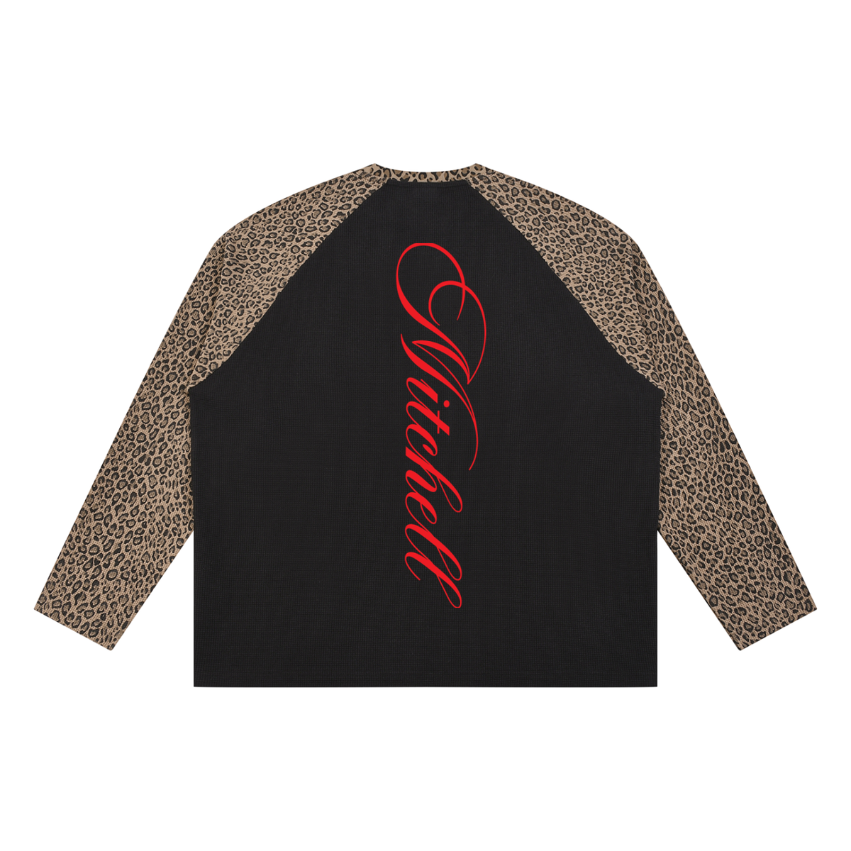 Signature Leopard Sleeve T-Shirt