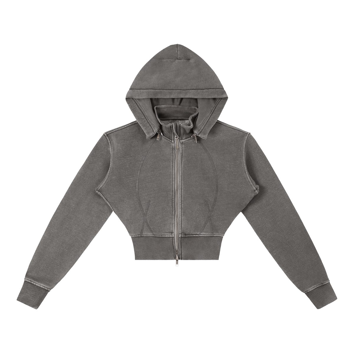 Essentials Washed Cropped Fleece two Piece set