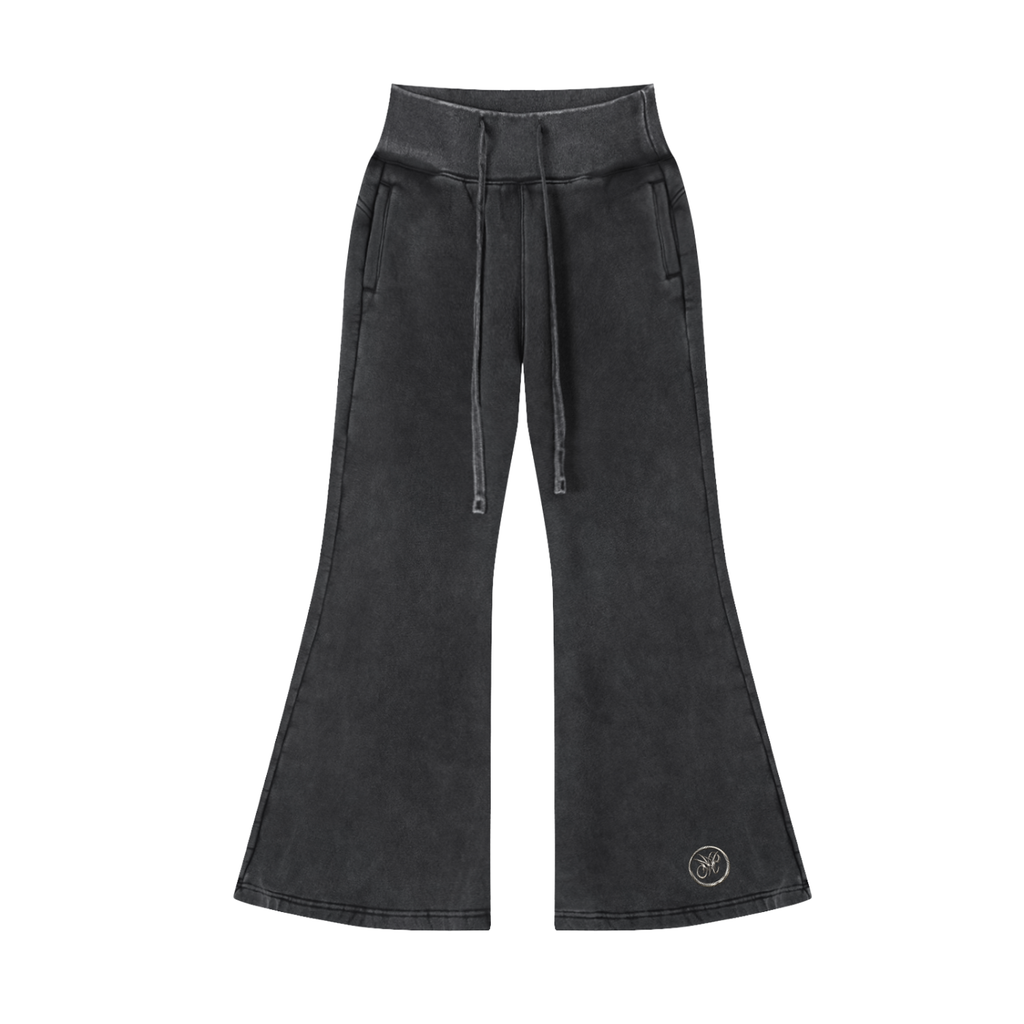 Essentials Washed Flared Fleece Pants