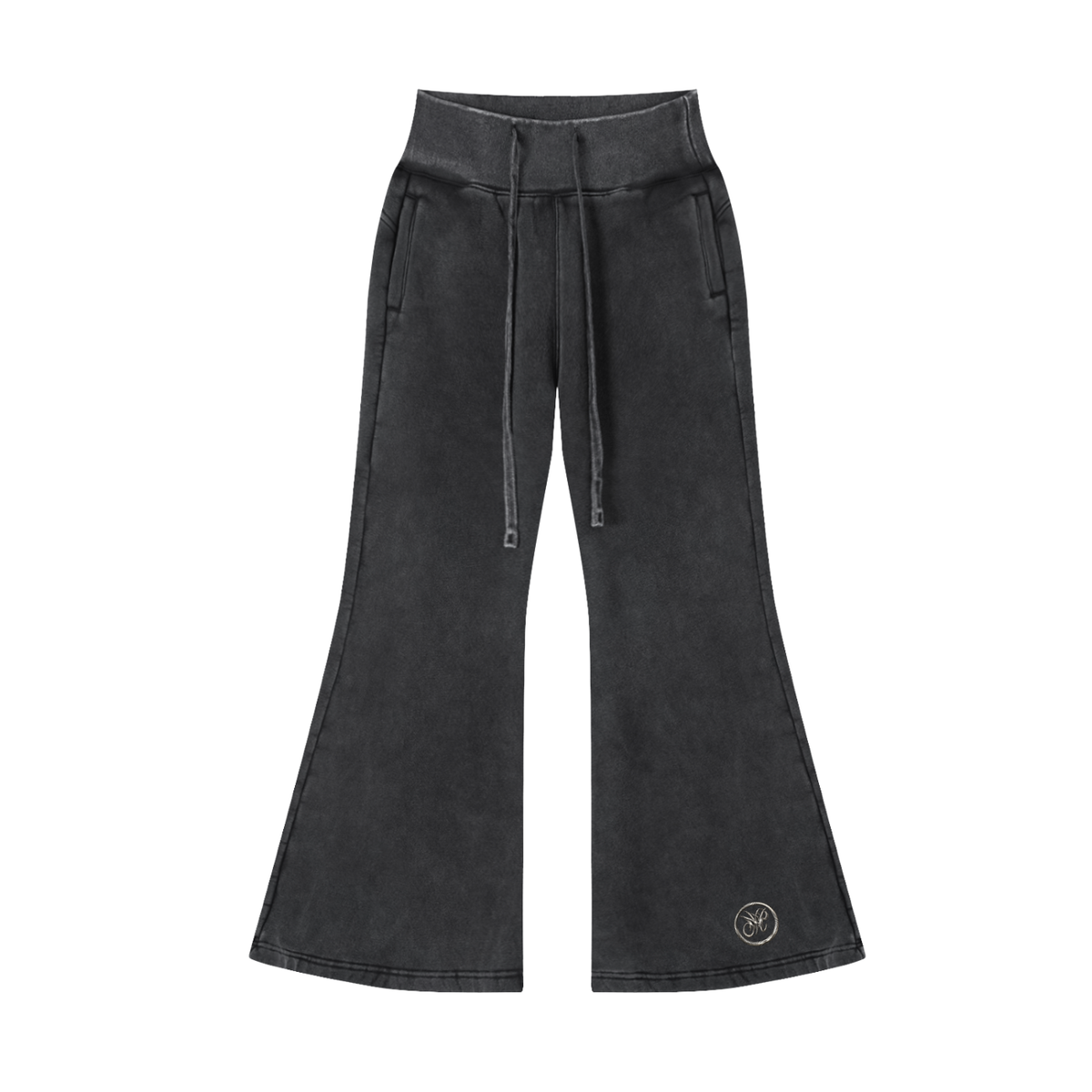 Essentials Washed Flared Fleece Pants