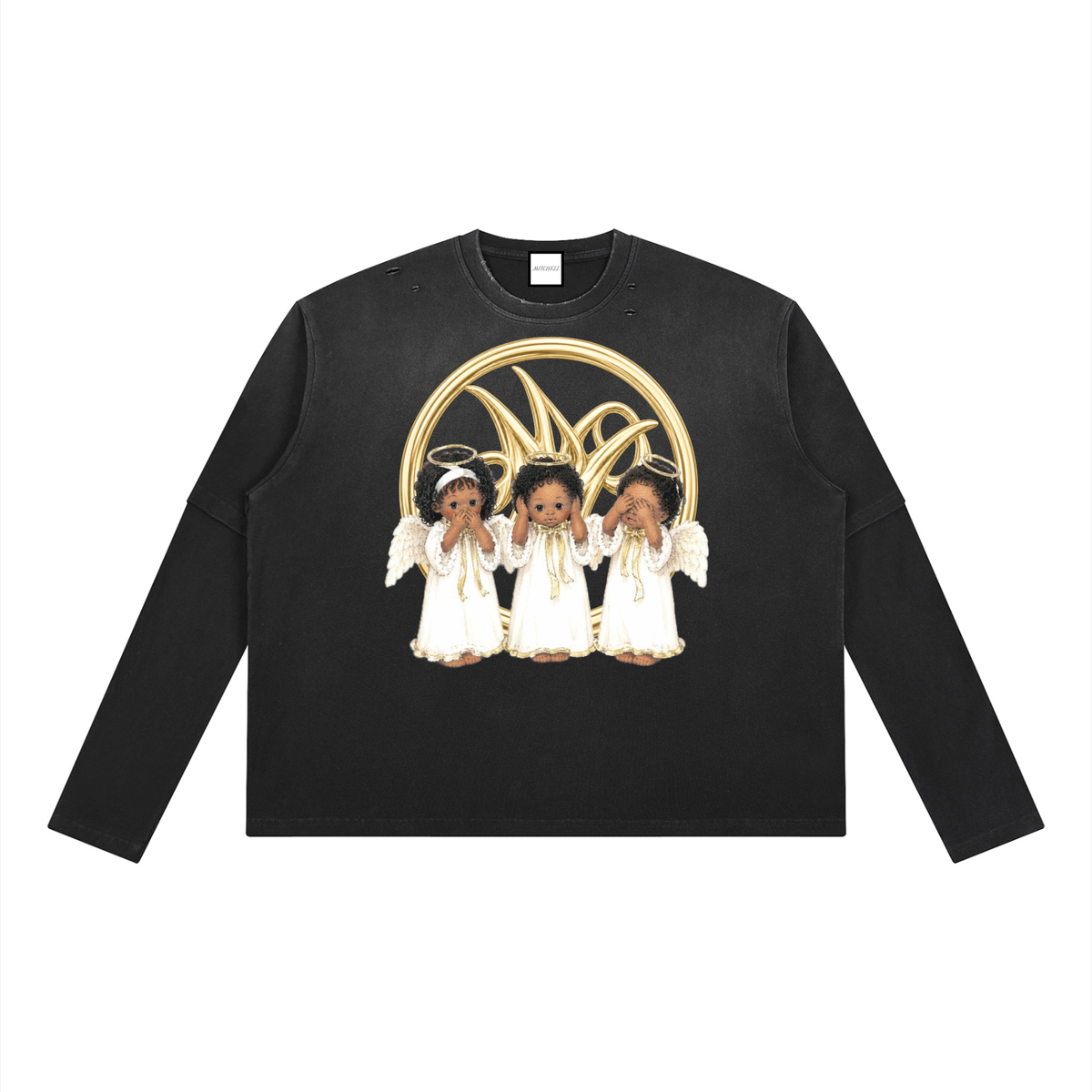 Baby angel layered shirt