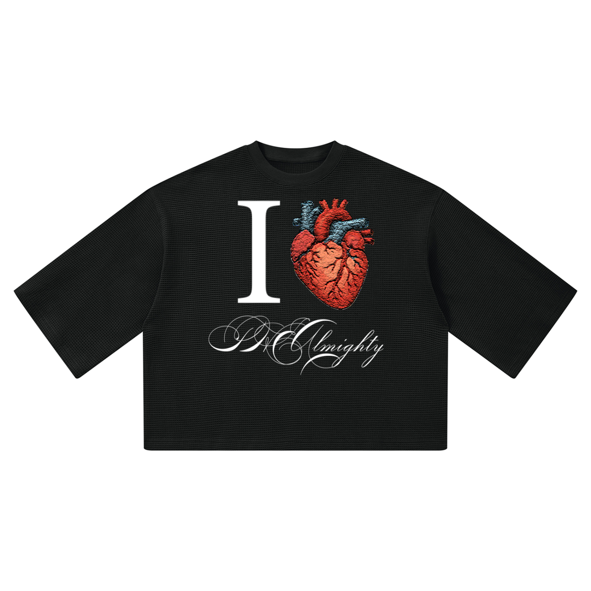 Mitchell 444  Waffle Boxy T-Shirt